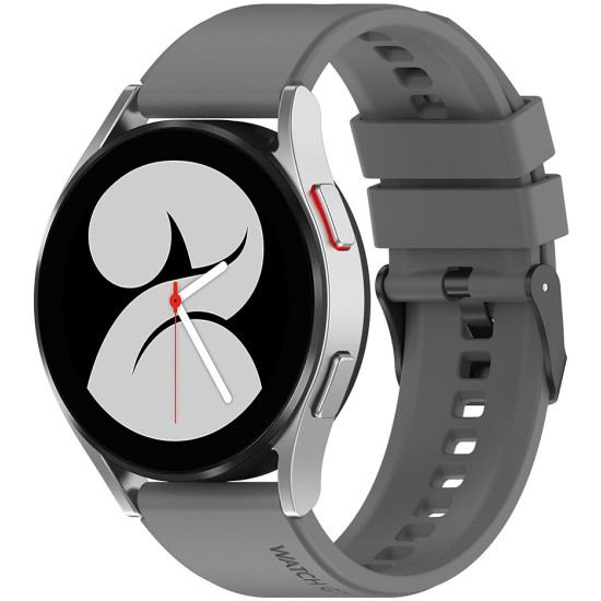 Techsuit Watchband W026 - Λουράκι Σιλικόνης (22mm) - Huawei Watch GT 2 46mm / GT 2 Pro / GT 3 Pro 46mm / Ultimate / Xiaomi Watch S1 - Gray (5949419079434)