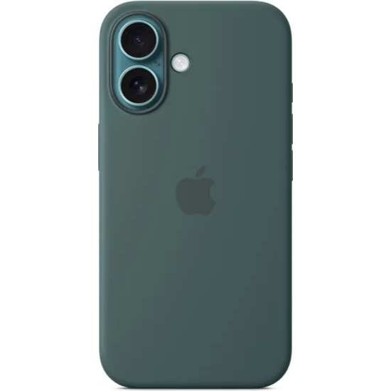 Θήκη iPhone 16 Official Apple Silicone Case Σιλικόνης με MagSafe - Lake Green (MYY83ZM/A)