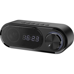 Ηχείο Recci Dynamic Island RSK-W41 Bluetooth Φορητό Ασύρματο με Ξυπνητήρι - Black (6955482528044)