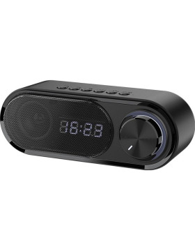 Ηχείο Recci Dynamic Island RSK-W41 Bluetooth Φορητό Ασύρματο με Ξυπνητήρι - Black (6955482528044)