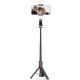 Τρίποδο Tech-Protect L05S Selfie Stick για Κινητά Ασύρματο με Bluetooth / Τηλεχειριστήριο & Φως LED - Black (5906203690381)