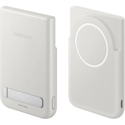 PowerBank Official Samsung Magnet Wireless Battery Pack με Μαγνητική Ασύρματη Φόρτιση 15W / 1 x Θύρα Type-C 25W 5.000mAh & KickStand - Gray (EB-U2500XJEGWW)