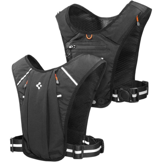 Γιλέκο Τρεξίματος Spigen A720 Dynamic Shield Running Vest Ανακλαστικό για Smartphones / Κινητά έως 6.9" M-L - Black (AMP07603)