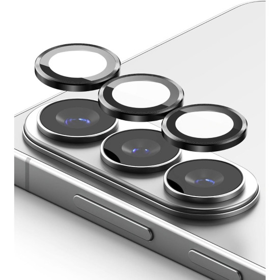 Tempered Glass Samsung Galaxy S26 / S26 Plus Ringke Camera Lens Frame Glass Αντιχαρακτικό Γυαλί Προστασίας για Φακό Κάμερας 2 Τεμάχια - Black (8800328815407)