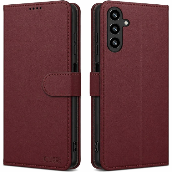 Θήκη Samsung Galaxy A17 / A26 Tech-Protect Wallet Πορτοφόλι - Mulberry (5906302332465)