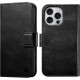 Θήκη iPhone 16 Pro iCarer Leather Detachable 2 in 1 Wallet Δερμάτινο Πορτοφόλι με RFID & MagSafe - Black (WMI16240720-BK)