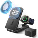 Ασύρματος Φορτιστής ESR CryoBoost Βάση MagSafe Qi2 25W για iPhone / AirPods / Apple Watch με Φορτιστή Τοίχου 65W & Καλώδιο Type-C - Black (4894240276716)