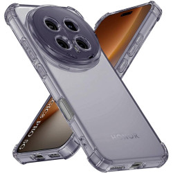 Θήκη Honor Magic8 Pro Techsuit Shockproof Clear Silicone Σιλικόνης - Smoke Black (5949419358942)