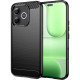 Θήκη Honor 600 Lite Techsuit Carbon Silicone Σιλικόνης - Black (5949419361539)