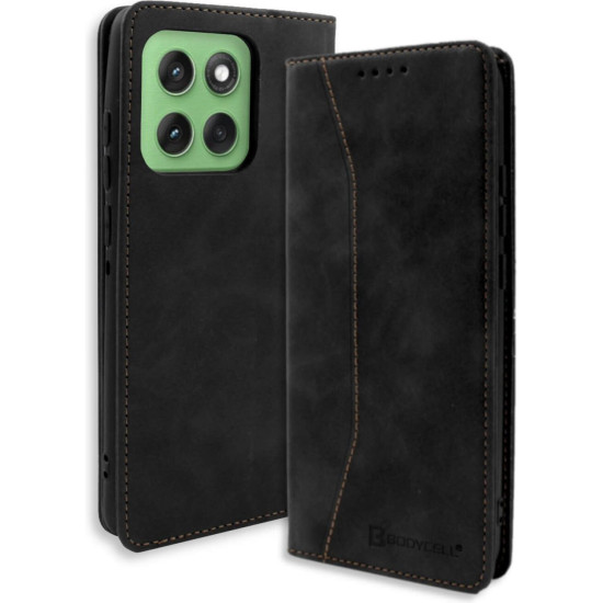 Θήκη Motorola Edge 70 Bodycell Book Case Πορτοφόλι - Black (5206015084959)