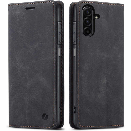 Θήκη Samsung Galaxy A17 Spacecase Wallet Πορτοφόλι - Black (5905719132644)