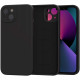 Θήκη iPhone 13 Spacecase Silicone Mag Case Σιλικόνης με MagSafe - Black (5905719138691)