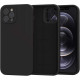 Θήκη iPhone 12 Pro Spacecase Silicone Mag Case Σιλικόνης με MagSafe - Black (5905719138660)