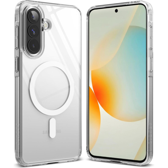 Θήκη Samsung Galaxy A57 Ringke Fusion Magnetic Ανθεκτική Σκληρή με MagSafe - Clear (8800328817951)