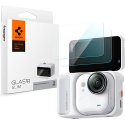 Tempered Glass Insta360 Go Ultra Spigen GLAS.tR Slim Αντιχαρακτικό Γυαλί Προστασίας Οθόνης Αφής 2 Τεμάχια - Clear (AGL11171)
