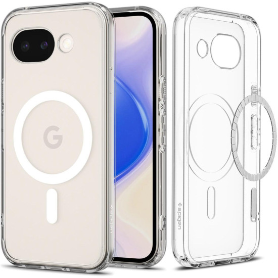 Θήκη Google Pixel 10a Spigen Ultra Hybrid MagFit Ανθεκτική Σκληρή με MagSafe - Clear / White (ACS11276)