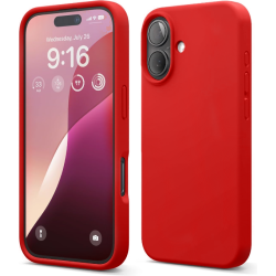 Θήκη iPhone 16 Elago Silicone Case Premium Σιλικόνης - Red (ES16SC61-RD)