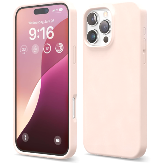 Θήκη iPhone 16 Pro Max Elago Silicone Case Premium Σιλικόνης - Lovely Pink (ES16SC69PRO-LPK)