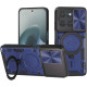 Θήκη Motorola Moto G77 / G67 Techsuit CamGuard Pro με Κάλυμμα για την Κάμερα & Μεταλλικό KickStand - Blue (5949419361256)