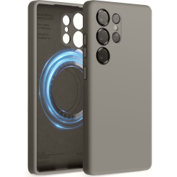 Θήκη Samsung Galaxy S25 Ultra Elago Magnetic Silicone Case Premium Σιλικόνης με MagSafe - Medium Grey (EGS25MSSC68-MGY)