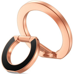 Βάση Στήριξης Tech-Protect MMR400 Μαγνητικό MagSafe Phone Ring με Επιπλέον Αυτοκόλλητο Δακτύλιο MagSafe - Rose Gold (5906302335978)
