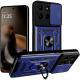 Θήκη Motorola Moto G77 / G67 Techsuit CamShield Ανθεκτική με Κάλυμμα για την Κάμερα & Μεταλλικό Ring Holder - Blue (5949419361300)