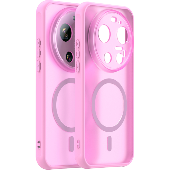 Θήκη Xiaomi 17 Ultra Techsuit HaloFrost II MagSafe Σκληρή Ημιδιάφανη με MagSafe - Pink (5949419362345)