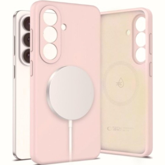 Θήκη Samsung Galaxy S26 Tech-Protect Silicone MagSafe Σιλικόνης με MagSafe - Pink Pearl (5906302390274)