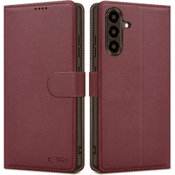 Θήκη Samsung Galaxy A57 Tech-Protect Wallet Πορτοφόλι - Mulberry (5906302392162)