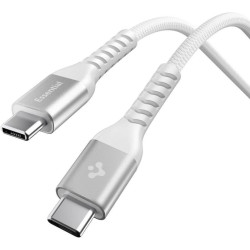 Καλώδιο Type-C Spigen Essential EB10010CCA Φόρτισης & Μεταφοράς Δεδομένων σε Type-C 100cm 100W - White (ACA11102)