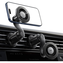 Βάση Κινητών Αυτοκινήτου ESR OmniLock Magnetic Car Mount με MagSafe για Αεραγωγούς - Black / Carbon Fiber (4894240262764)