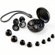 Ωτοασπίδες Tech-Protect QuietFit Earplugs Σιλικόνης Επαναχρησιμοποιούμενες με Θήκη & Λουράκι 4 Μεγέθη - Black (5906302339921)