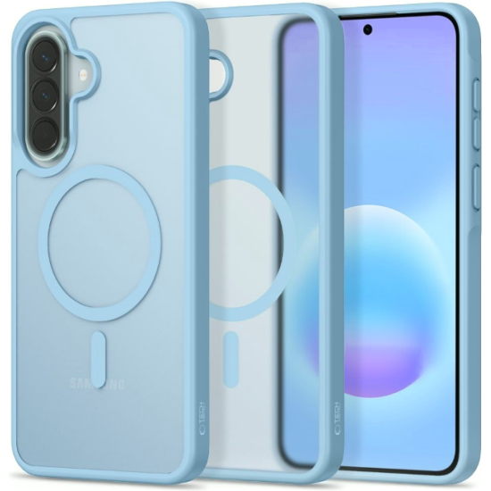 Θήκη Samsung Galaxy A57 Tech-Protect MagMat Σκληρή Ημιδιάφανη με MagSafe - Matte Icyblue (5906302322909)