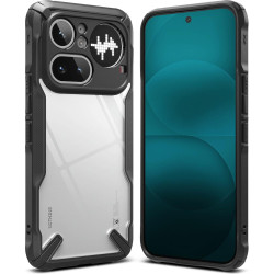 Θήκη Nothing Phone 4a Pro Ringke Fusion X Ανθεκτική Σκληρή με TPU Bumper - Black (8800328818842)