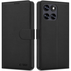 Θήκη Motorola Moto G77 / G67 Tech-Protect Wallet Πορτοφόλι - Black (5906302323258)