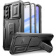 Θήκη Samsung Galaxy A57 Tech-Protect Kevlar Cam Plus Full Body 360° Ανθεκτική με Κάλυμμα για την Κάμερα & KickStand - Black (5906302390915)