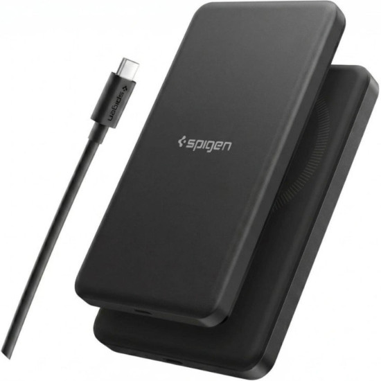 PowerBank Spigen EA2205MQ Essential με Ασύρματη Φόρτιση Qi2 MagSafe 15W & 1 x Θύρα Type-C 22.5W 5.000mAh - Black (ABA11104)