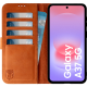Θήκη Samsung Galaxy A37 Rosso Deluxe Δερμάτινο Πορτοφόλι - Brown (8719246558412)