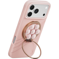 Βάση Στήριξης Uniq Coehl Luna Μαγνητική MagSafe με KickStand / Βεντούζα & Ενσωματωμένο Καθρέφτη - Cloud Pink (UNIQ-LUNA-CPINK)