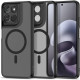 Θήκη Motorola Moto G67 Power / G57 Power Tech-Protect MagMat Σκληρή Ημιδιάφανη με MagSafe - Matte Black (5906302323234)