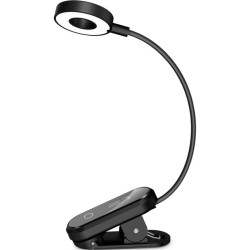 Φωτιστικό Ανάγνωσης LED με Κλιπ Tech-Protect LL100 Clip Reading Light Επαναφορτιζόμενο & Εύκαμπτο - Black (5906302339488)