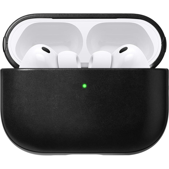 Θήκη AirPods Pro 3rd Gen Nomad Modern Leather Case Horween Σκληρή Δερμάτινη - Black (NM011291858)