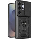 Θήκη Samsung Galaxy S26 Ultra Bodycell Armor Slide Ανθεκτική με Κάλυμμα για την Κάμερα & Μεταλλικό Ring Holder - Black (5206015086267)