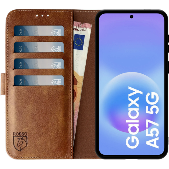 Θήκη Samsung Galaxy A57 Rosso Element PU Πορτοφόλι - Brown (8719246558337)