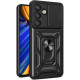 Θήκη Samsung Galaxy S26 Bodycell Armor Slide Ανθεκτική με Κάλυμμα για την Κάμερα & Μεταλλικό Ring Holder - Black (5206015086205)
