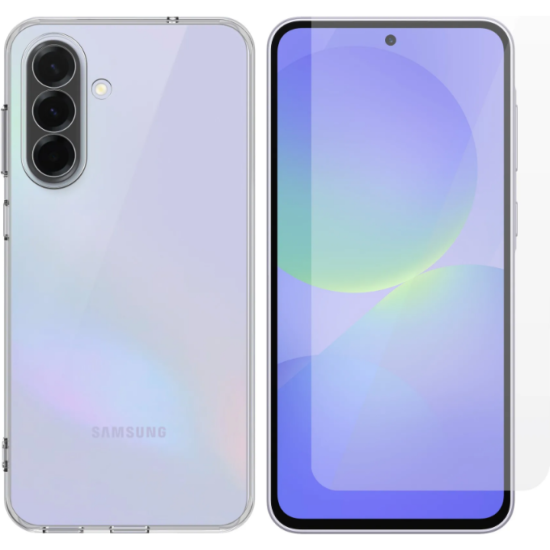 Θήκη & Tempered Glass Samsung Galaxy A37 Vivid Set TPU Clear Case Σετ Διάφανη Σιλικόνης & Αντιχαρακτικό Γυαλί Προστασίας Οθόνης - Transparent (VIVGGS000003)