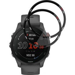 Hybrid Glass Garmin Forerunner 255 / 255 Music Techsuit Nano Flex Full Face Αντιχαρακτικό Υβριδικό Γυαλί Προστασίας Οθόνης 2 Τεμάχια - Black (5949419360235)