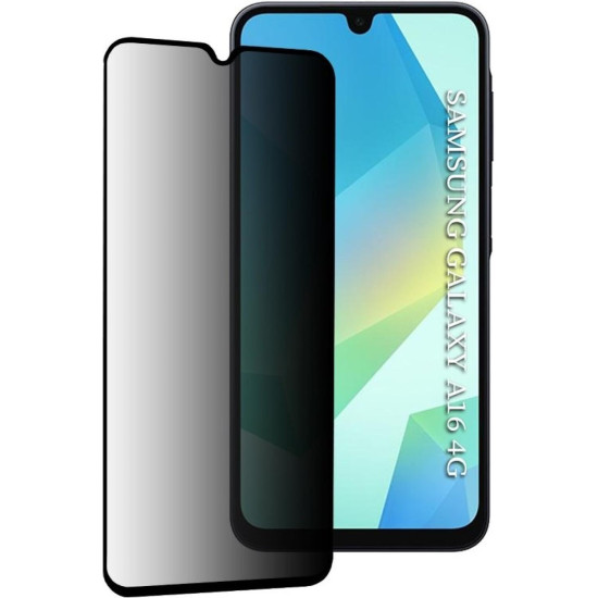 Tempered Glass Samsung Galaxy A17 / A16 Techsuit 111D Privacy Full Glue Full Face Αντιχαρακτικό Γυαλί Προστασίας Απορρήτου Οθόνης - Black (5949419232013)