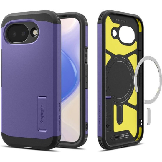 Θήκη Google Pixel 10a Spigen Tough Armor MagFit Ανθεκτική με MagSafe & KickStand - Ash Violet (ACS11281)