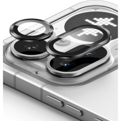 Tempered Glass Nothing Phone 4a Pro Ringke Camera Lens Frame Glass Αντιχαρακτικό Γυαλί Προστασίας για Φακό Κάμερας 2 Τεμάχια - Black (8800328819047)